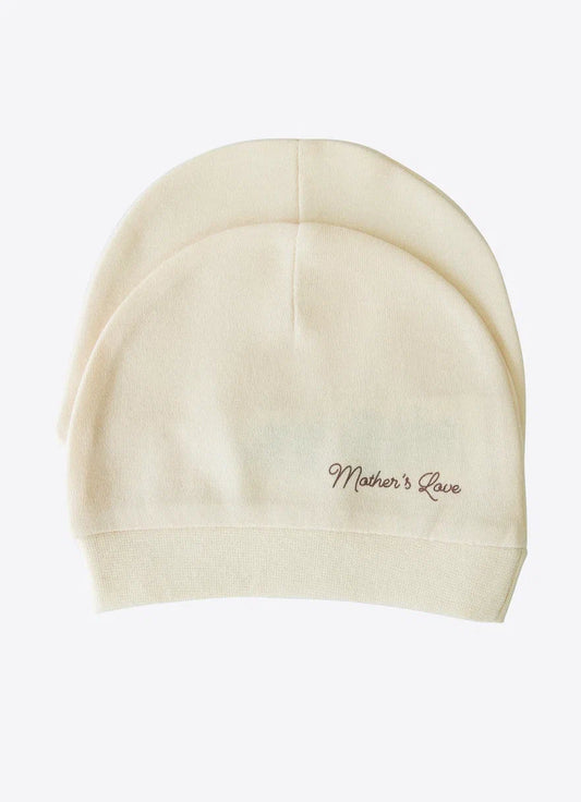 Bio Mützen 2-Teiliges Set New Basic Natur