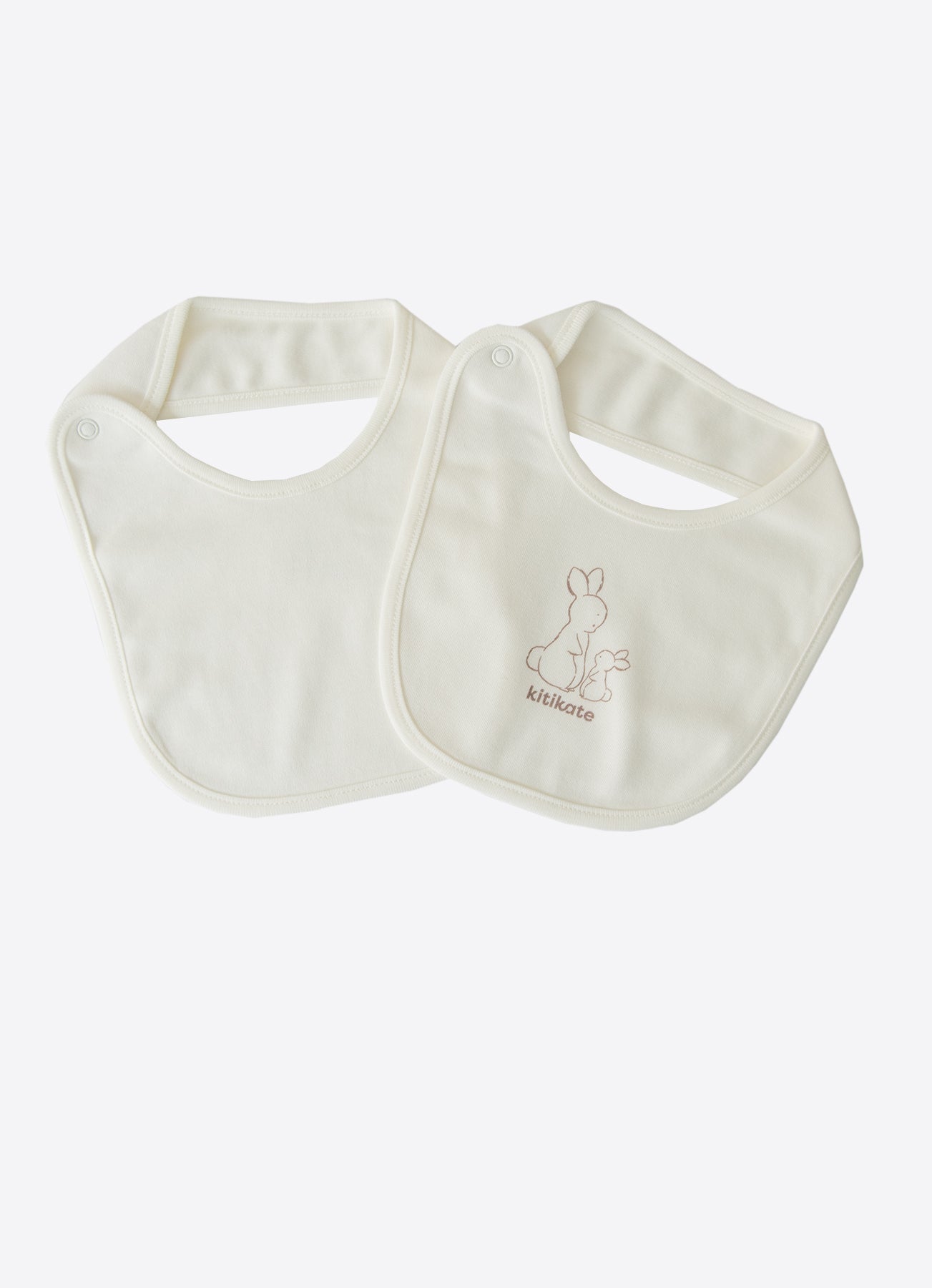 Organic New Basic 2er Set Lätzchen Ecru