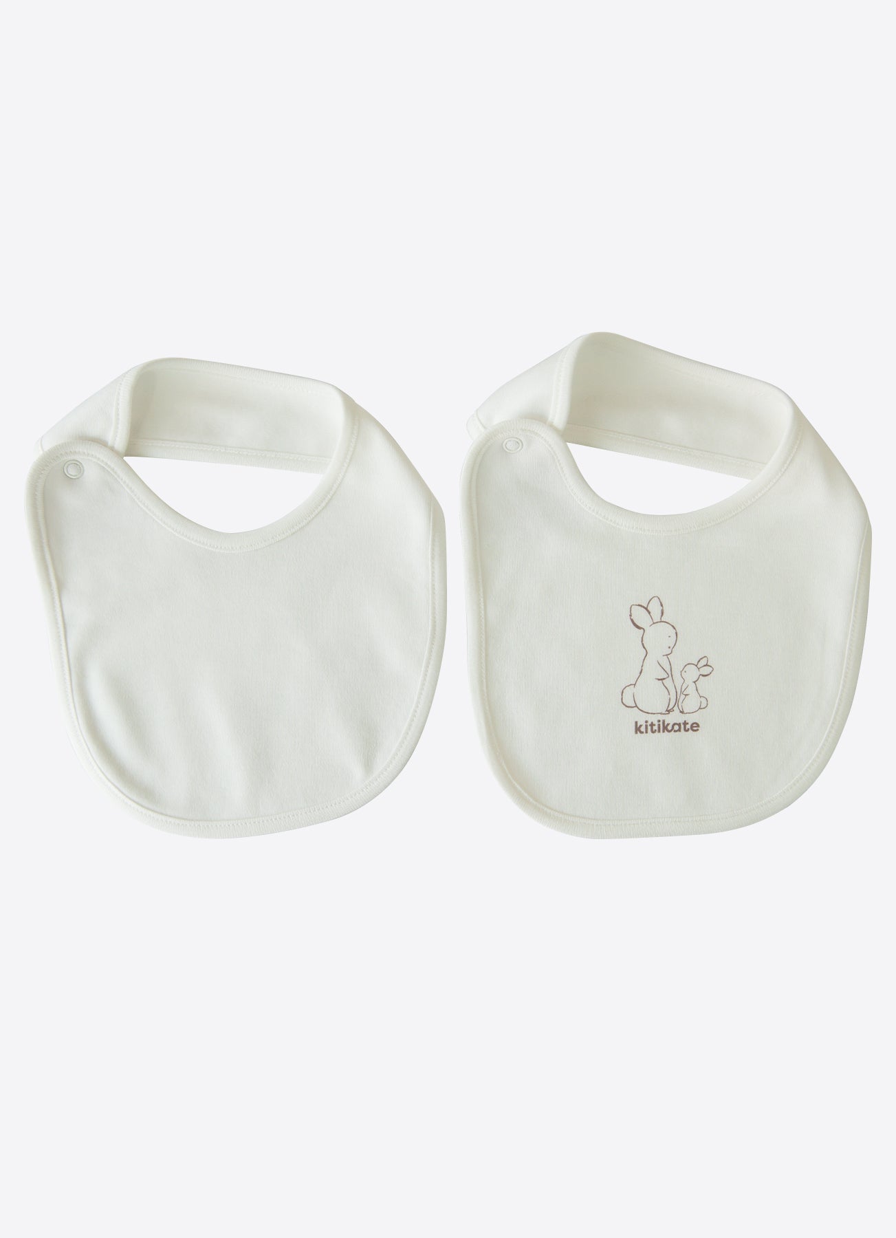 Organic New Basic 2er Set Lätzchen Ecru
