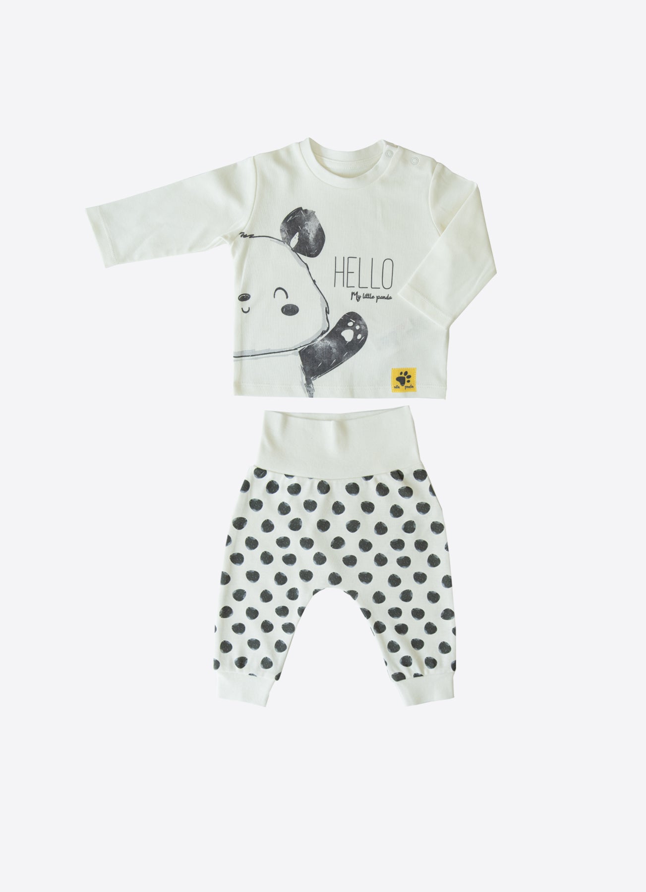 Organic Panda 2-teiliges Set