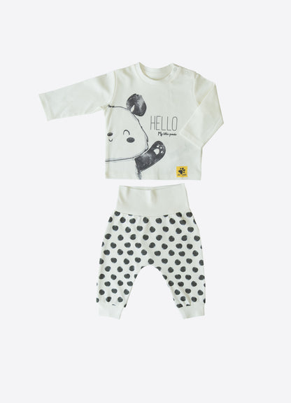 Organic Panda 2-teiliges Set