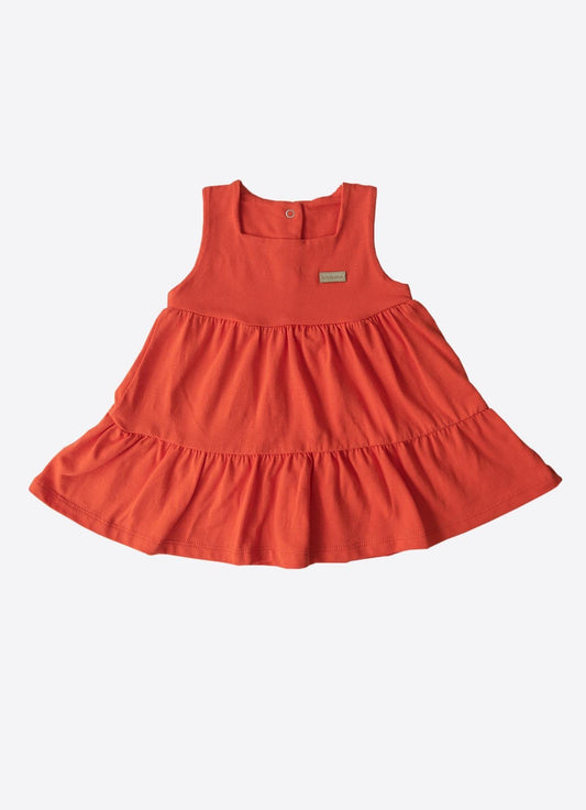 Bio Kleid Limo Rot