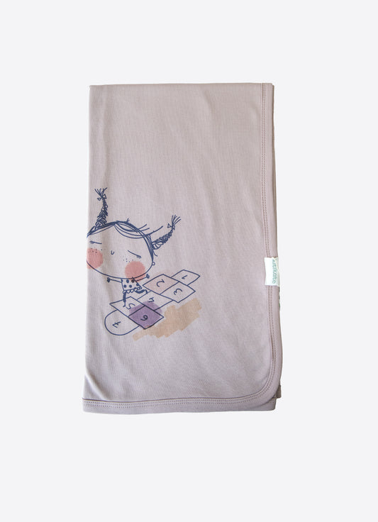 Bio Decke Guzzoo Dusty Rose 85x95 cm