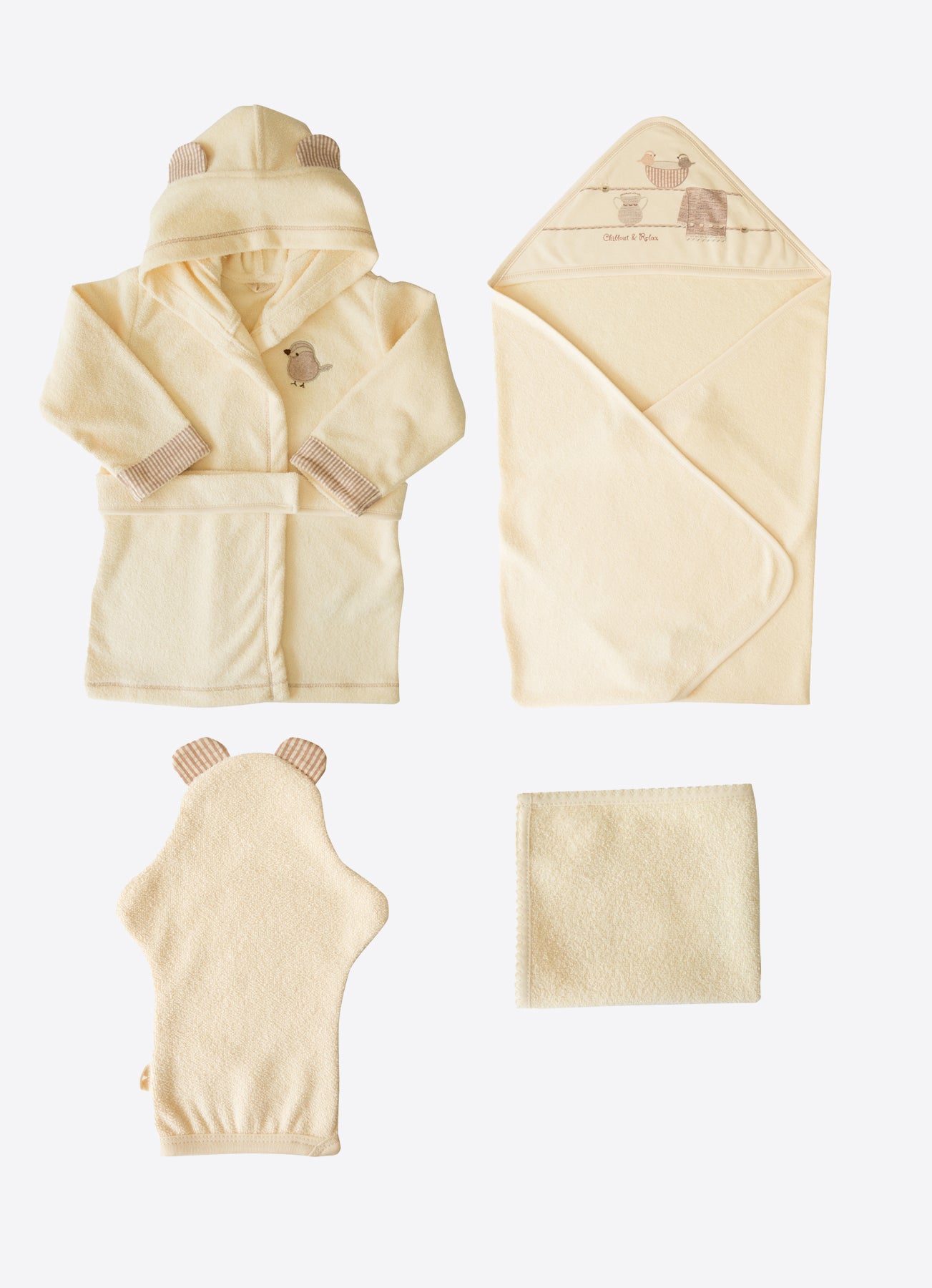 Organic New Dreams 4-Teiliges Badeset Beige