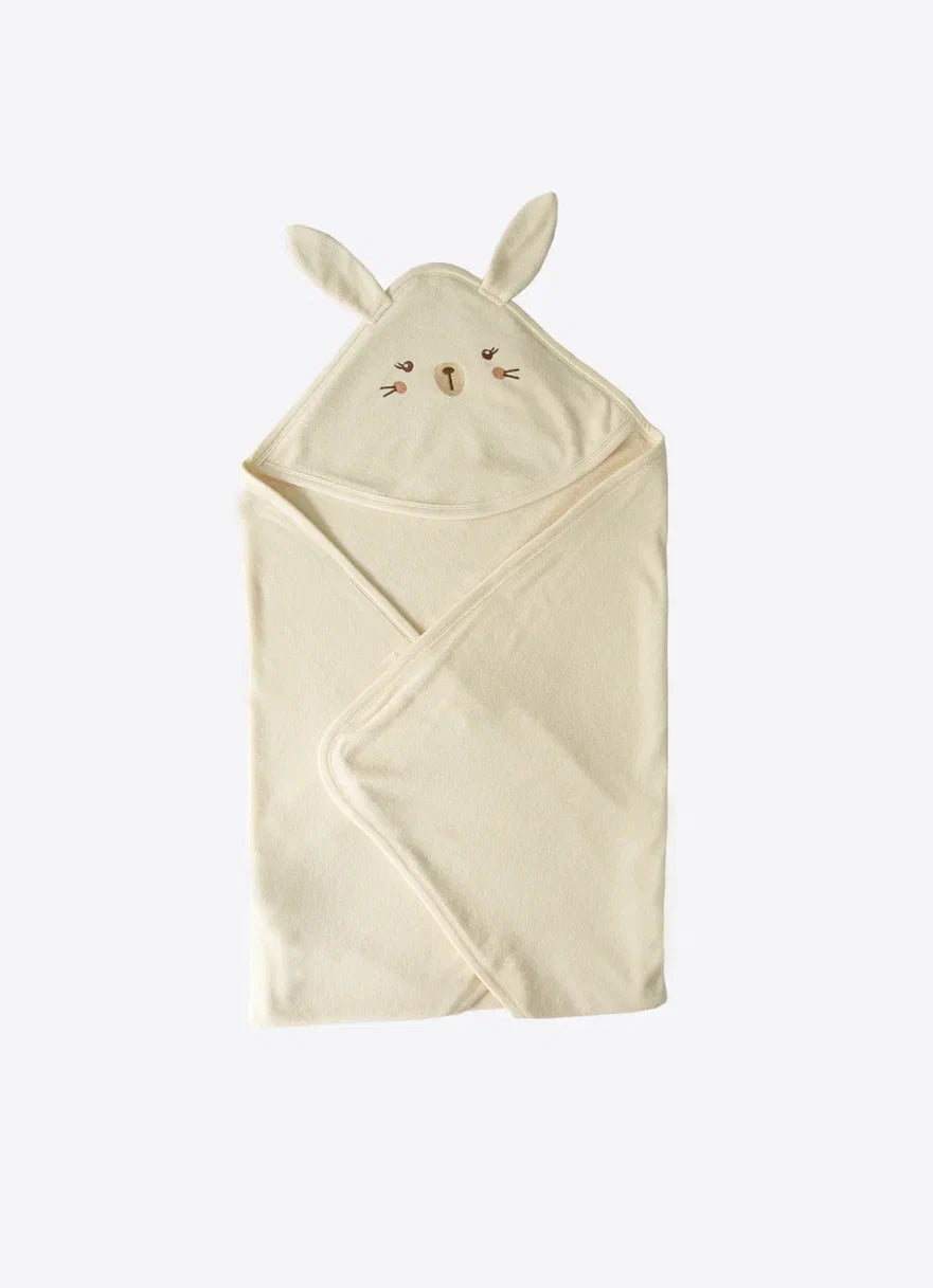 BIO BADETUCH LITTLE BUNNY BABY 85x95cm