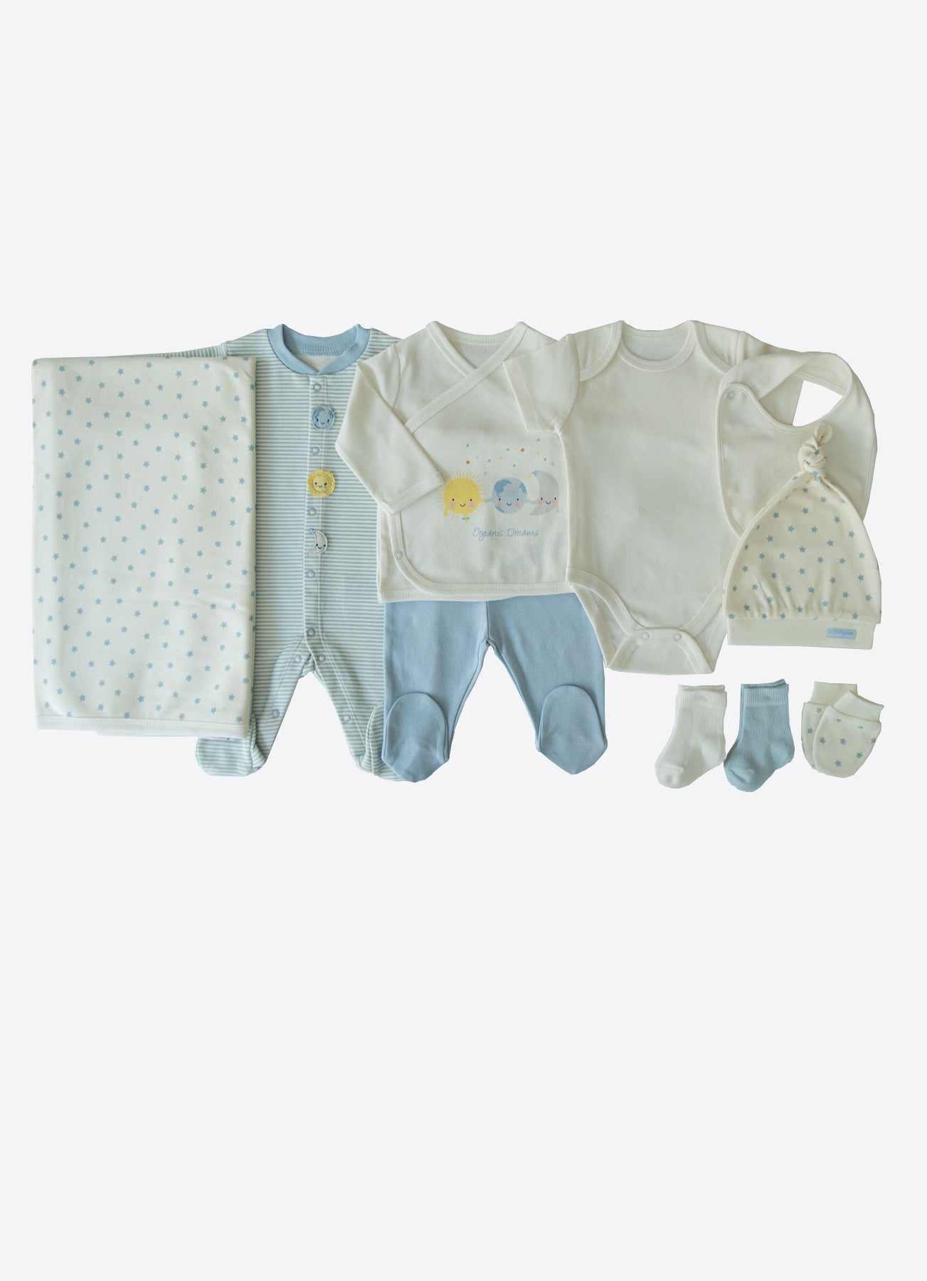 Organic New Dreams 10-teiliges Newborn Set
