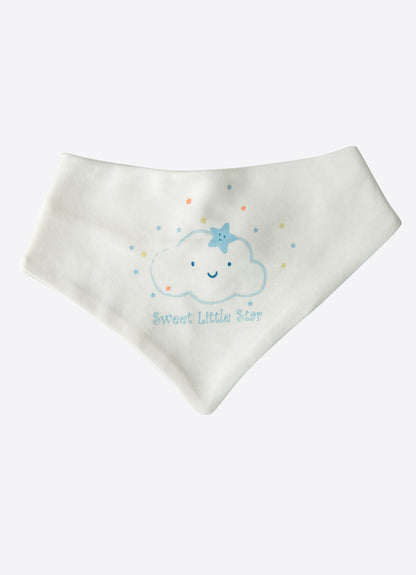 Organic New Dreams 2er-Set Dreieckslätzchen Blau