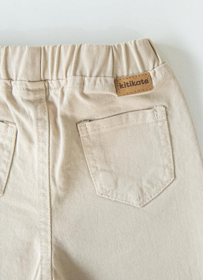 Chino-Hose Gabardine Beige