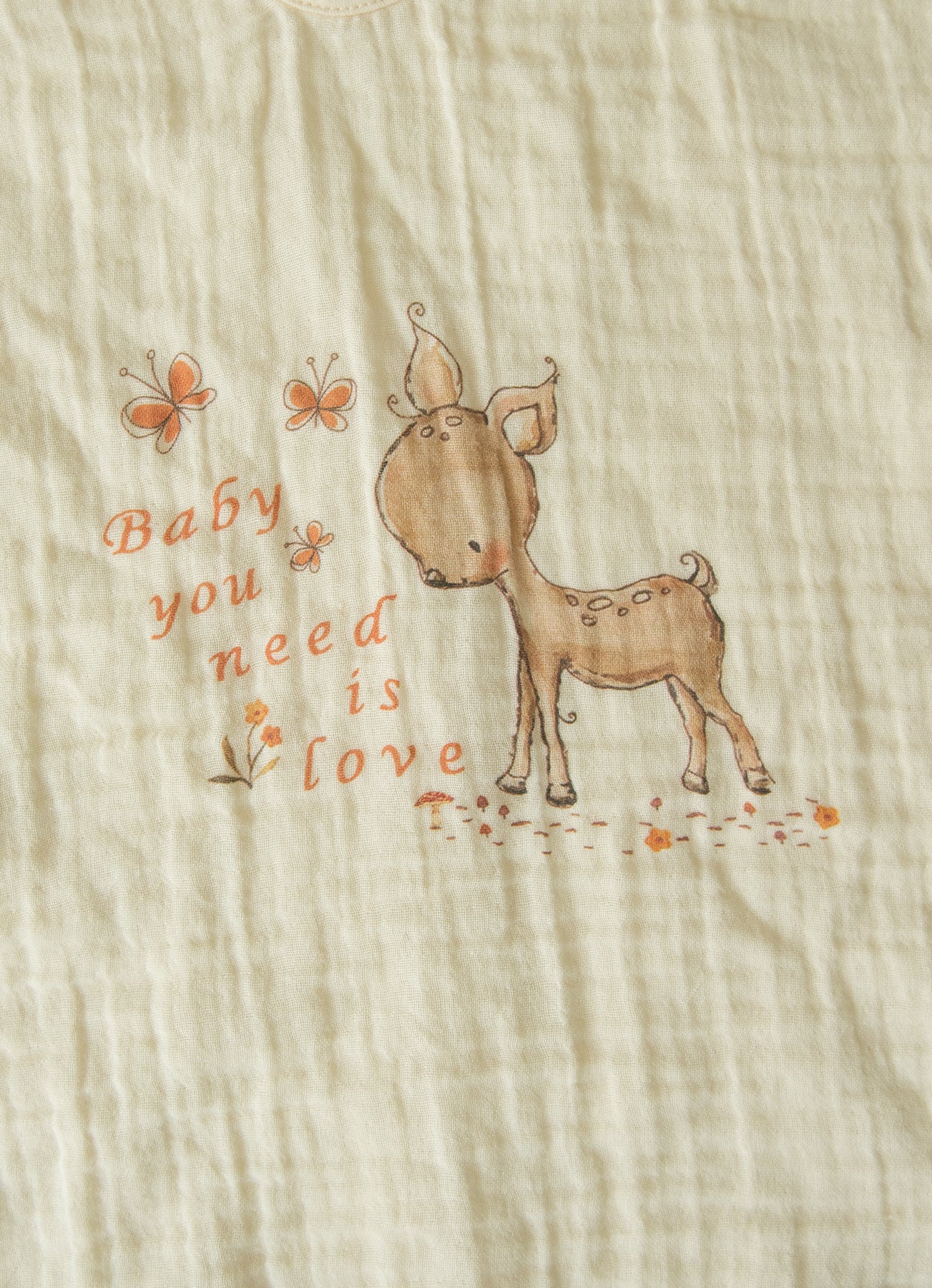 Organic Muslin Poncho-Bademantel & Decken-Set