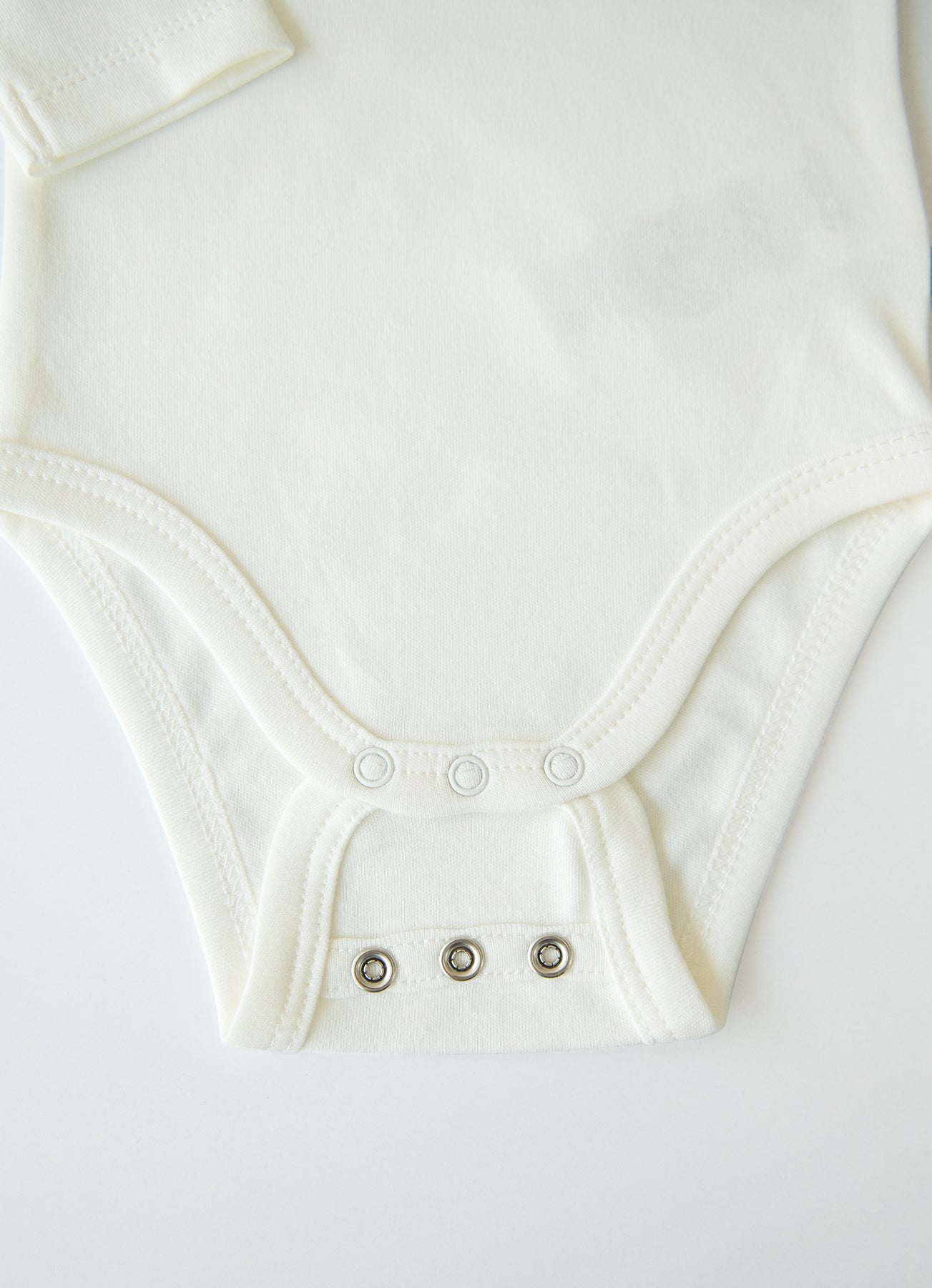 Organic New Basic Verlängerbares Langarm-Body Weiß