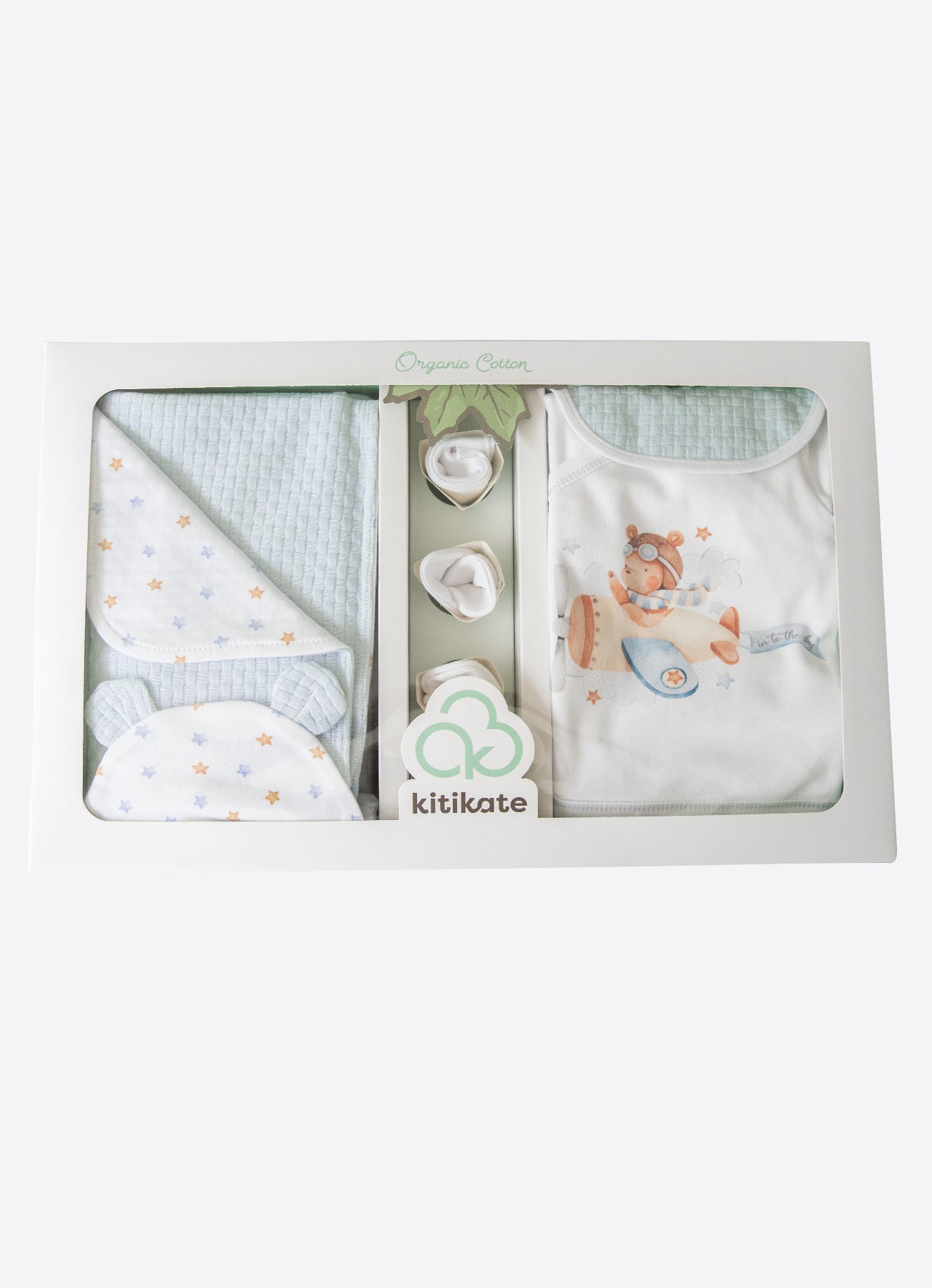 Organic Into The Sky 10-Teiliges Newborn Set