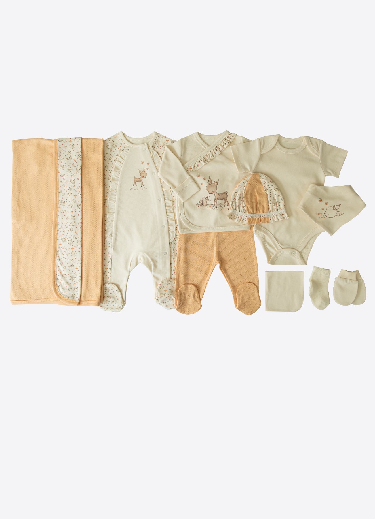 Organic Need is Love 10-Teiliges Newborn Set