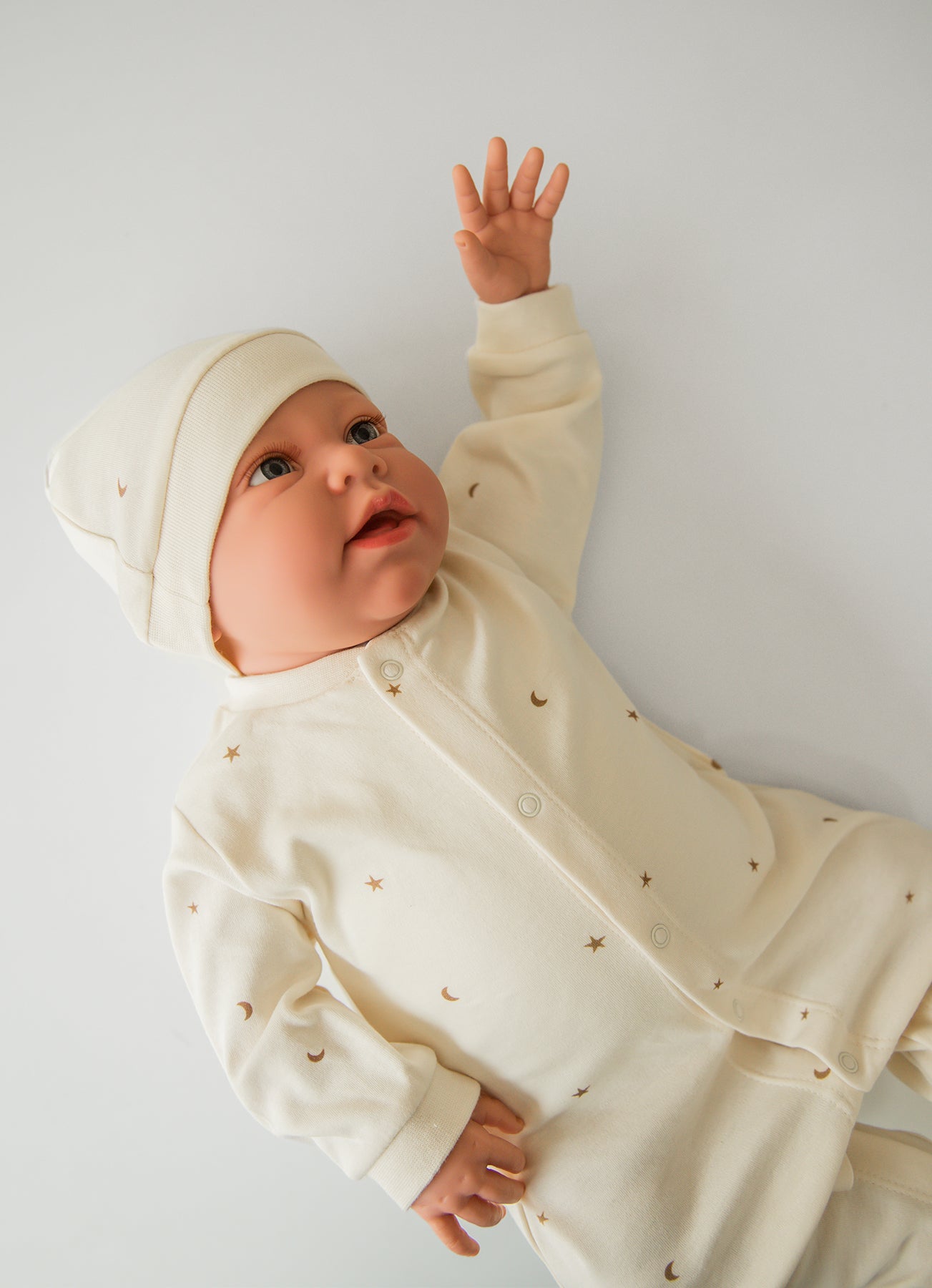 Organic Strampler Easy Set mit Mütze