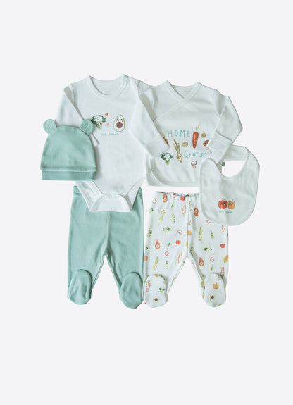 Organic Newborn Veggie Love 6-teiliges Set