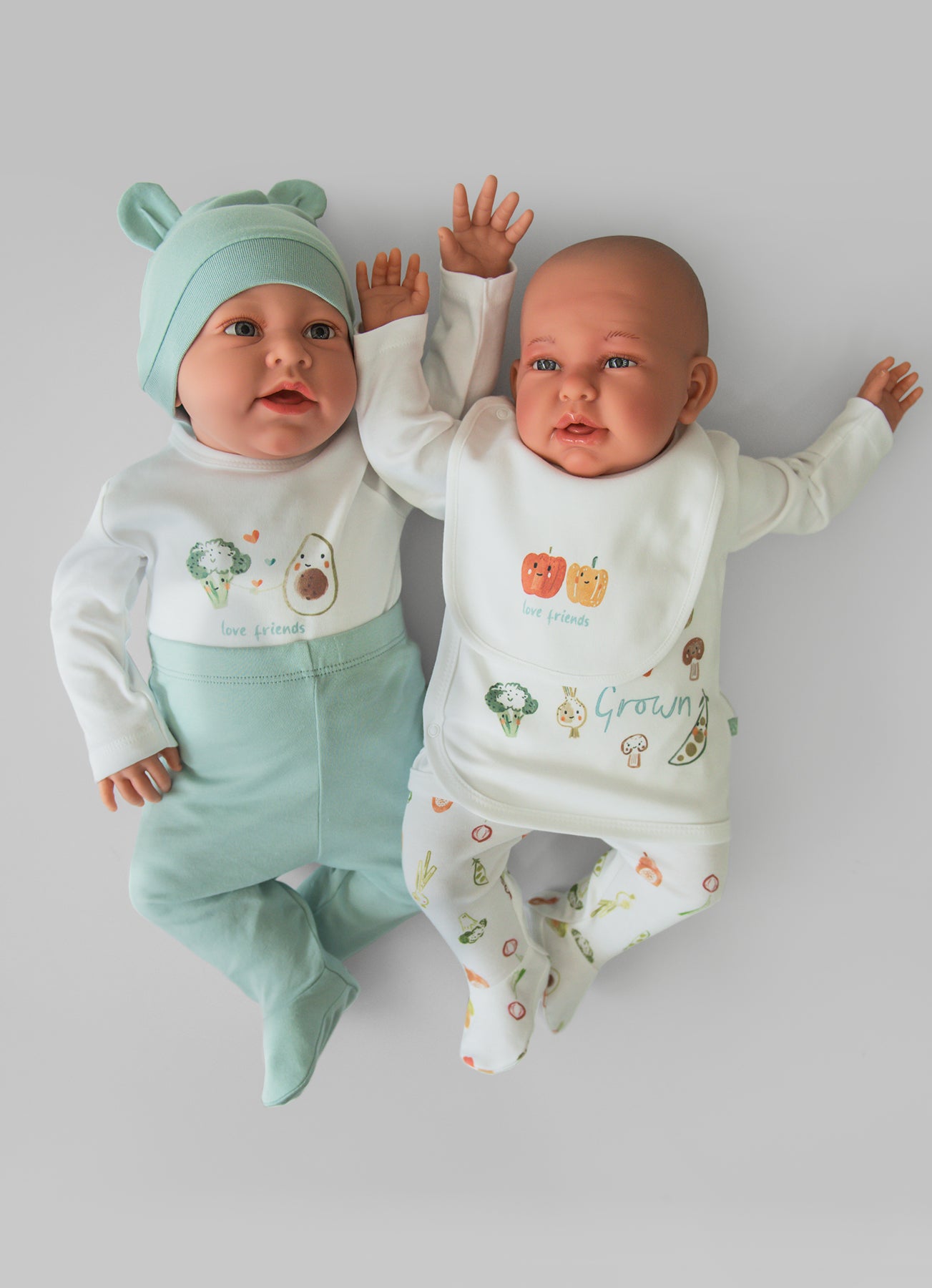 Organic Newborn Veggie Love 6-teiliges Set