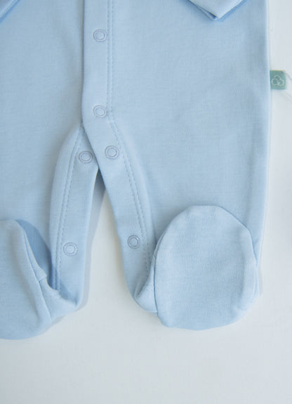 Bio Strampler Premature Blau