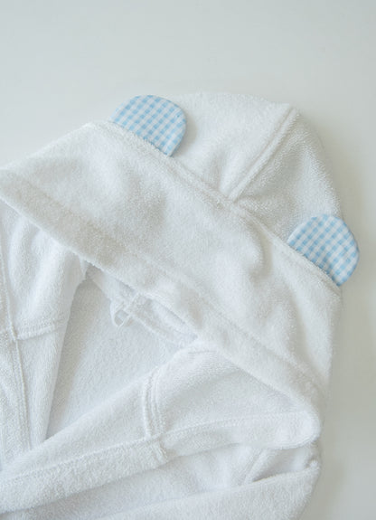 Organic Drm Bademantel Blau