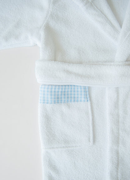 Organic Drm Bademantel Blau