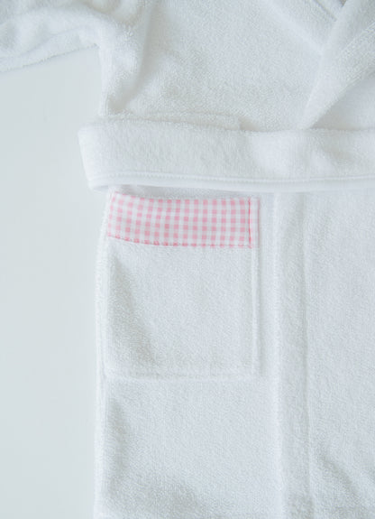 Organic Drm Bademantel Rosa