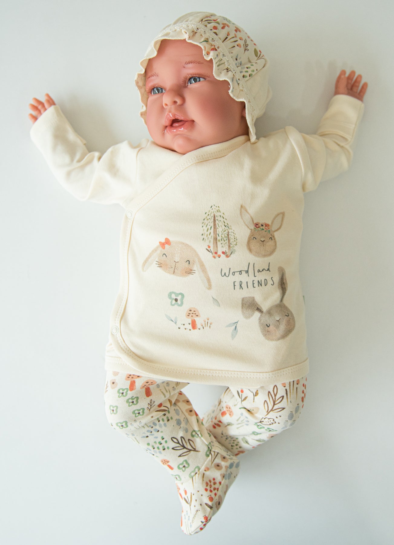 Organic Wood Friends 5-teiliges New Born Set