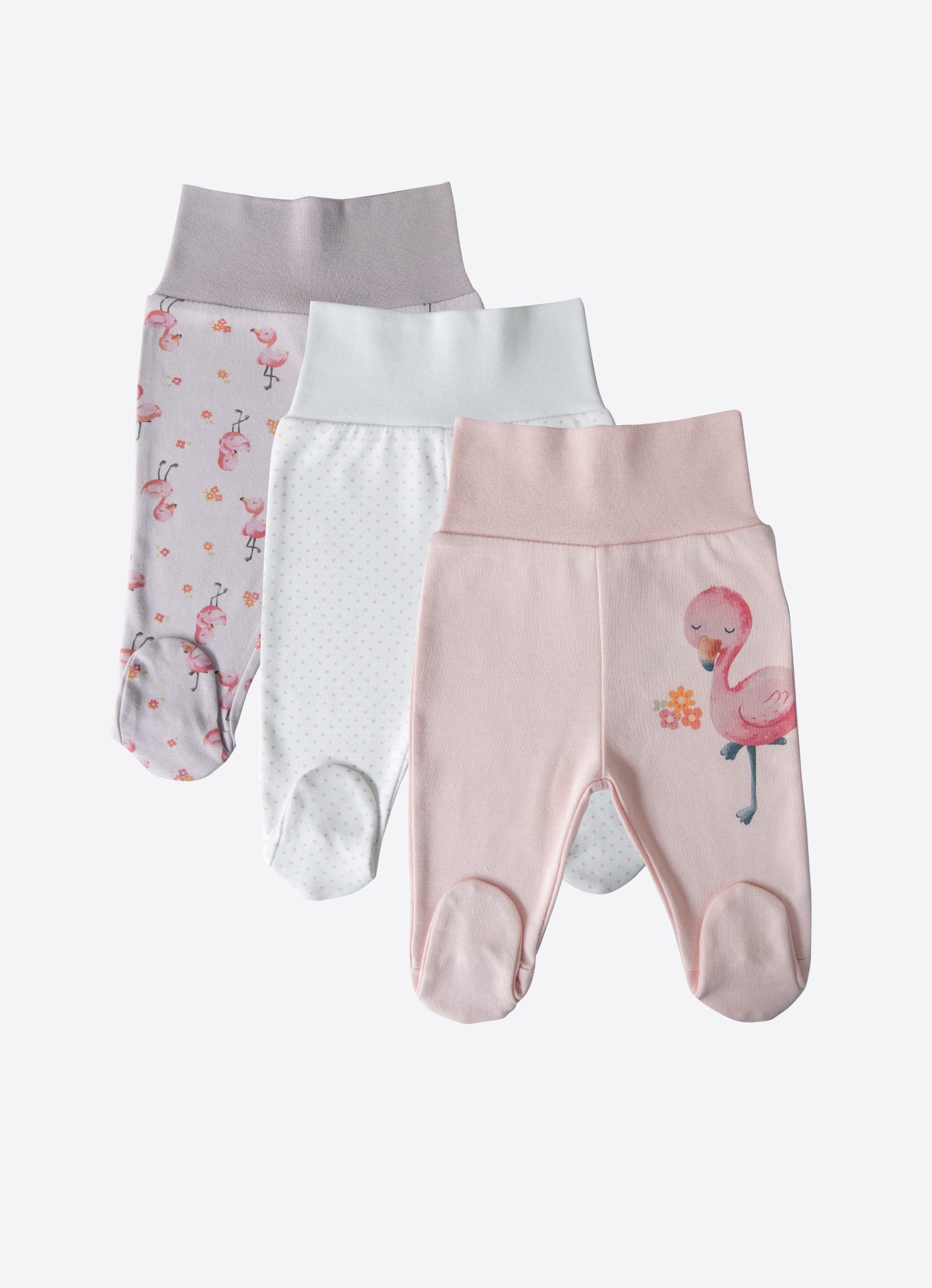 Organic COrganic Flamingo Fußhose 3er-Packhampion Fußhose 3-teiliges Set (Kopie)