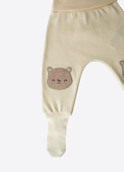 Organic Höschen mit Socken Tina Cremeweiß