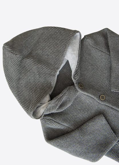 Bio Strickjacke Tanton Grau