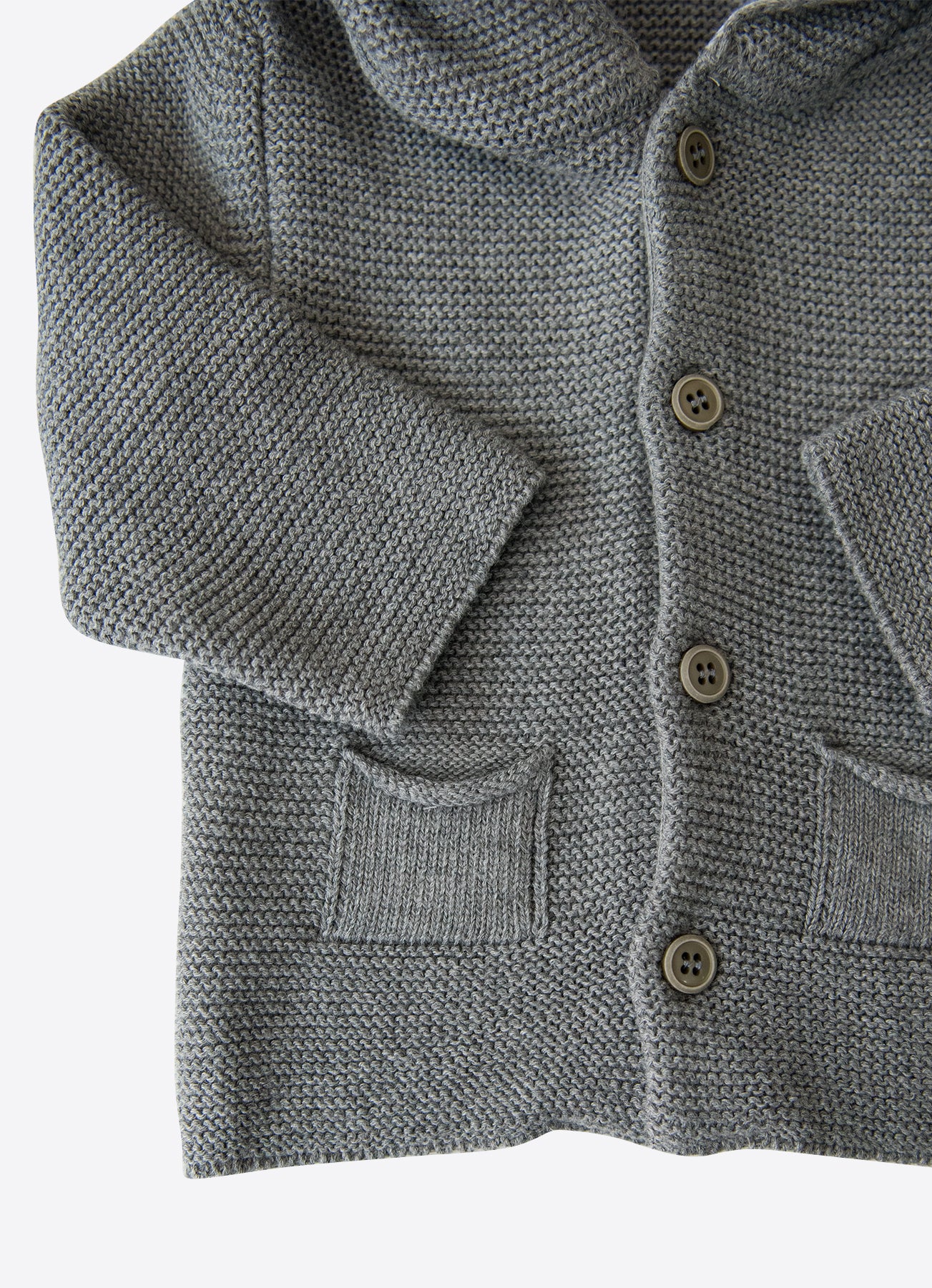 Bio Strickjacke Tanton Grau