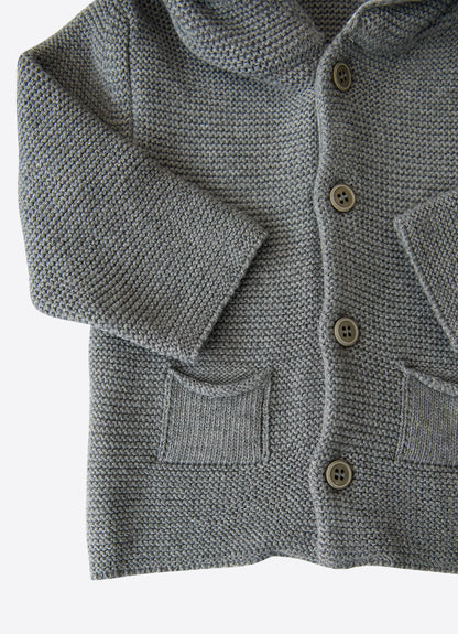 Bio Strickjacke Tanton Grau