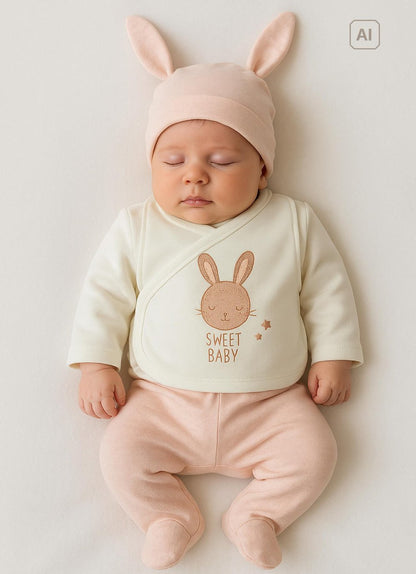 BIO 12-TEILIGES NEWBORN SET SWEET RABBIT