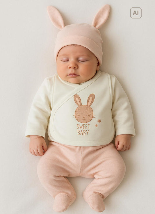BIO 12-TEILIGES NEWBORN SET SWEET RABBIT