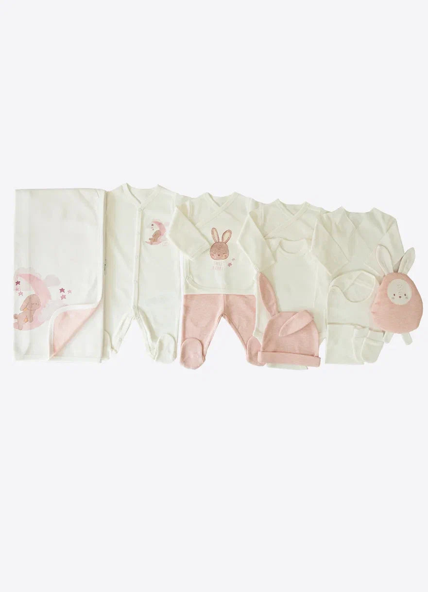 BIO 12-TEILIGES NEWBORN SET SWEET RABBIT