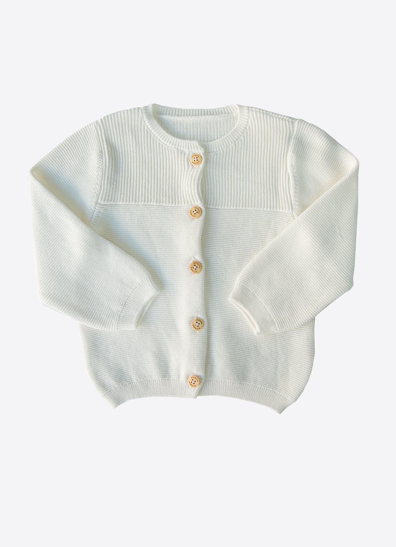 Strickjacke Weiß