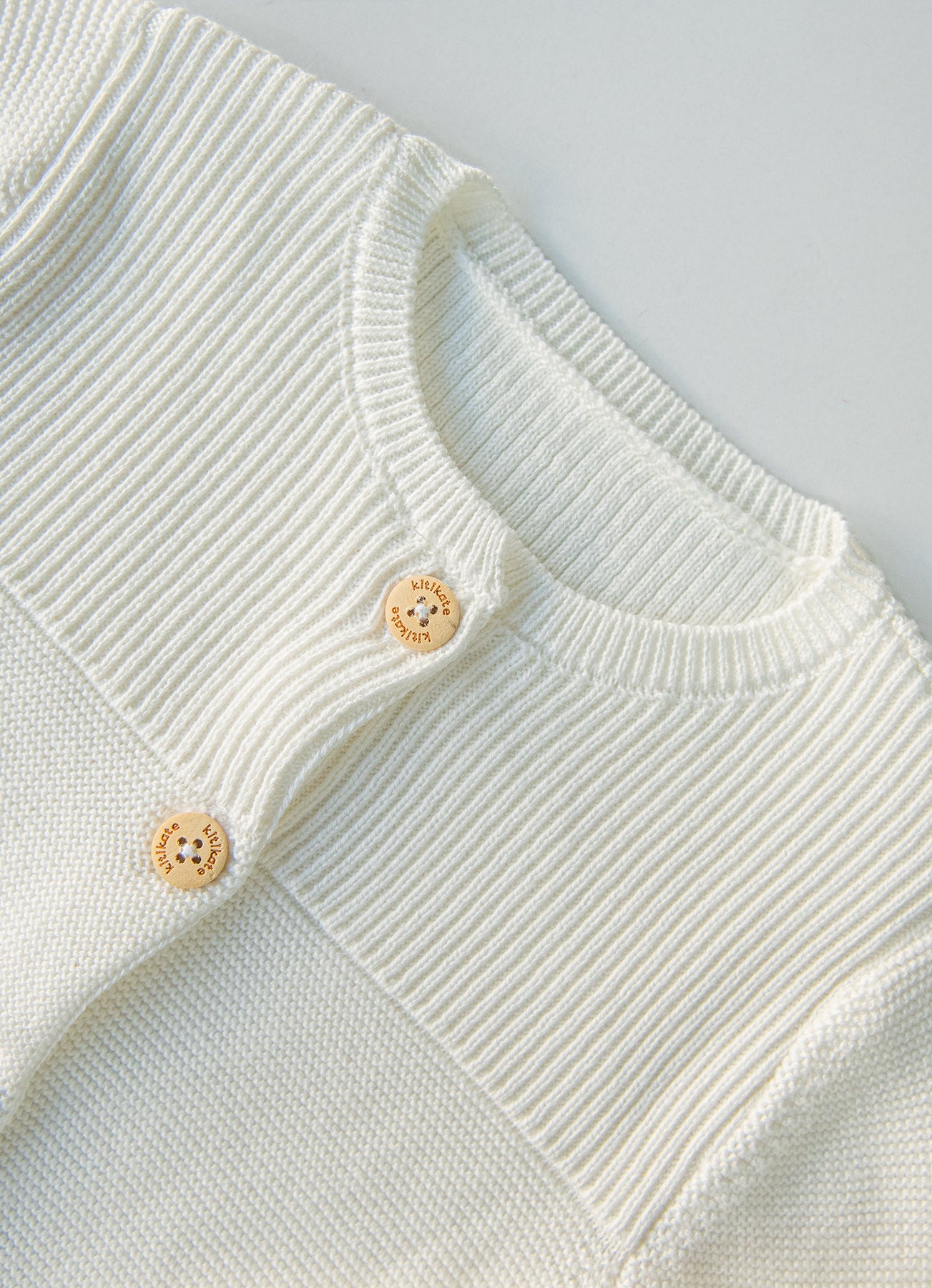 Strickjacke Weiß