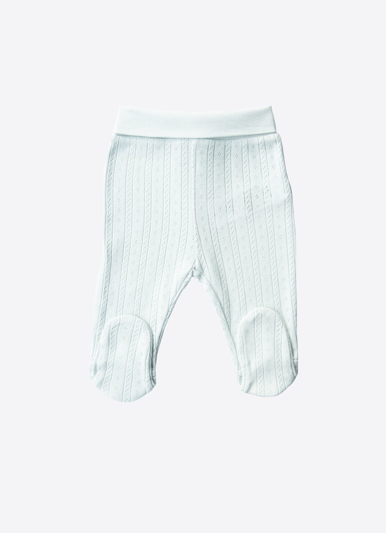 Organic Jeremy Hose mit Füßchen - Blau