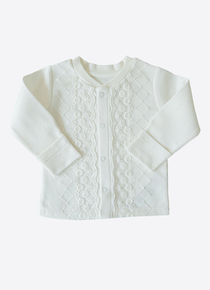 Bio Lady 3-teiliges Set Weiß Ecru