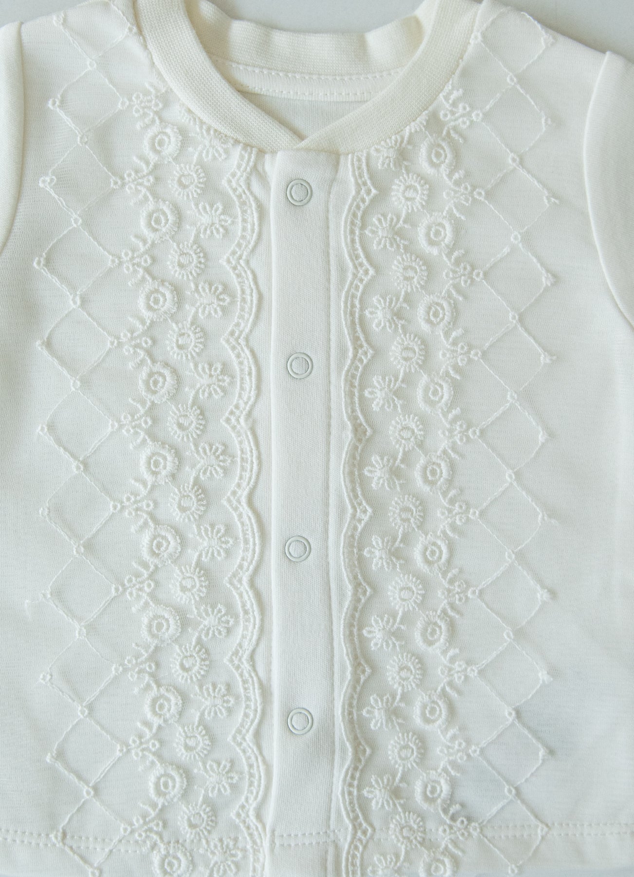 Bio Lady 3-teiliges Set Weiß Ecru