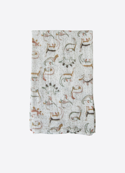 Bio Dinocan Musselin Decke 80x90 cm