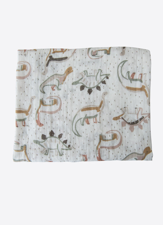 Bio Dinocan Musselin Decke 80x90 cm