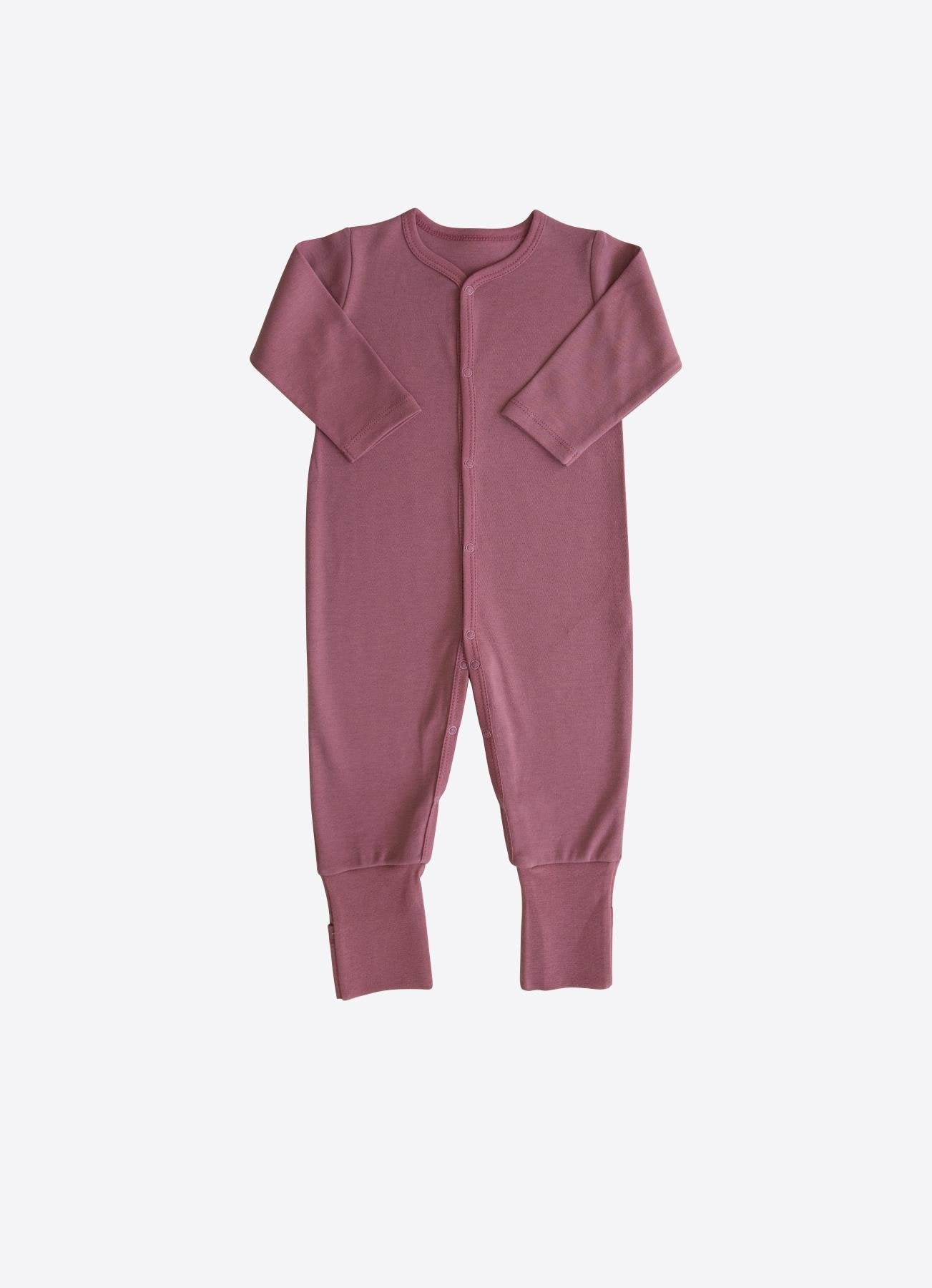 Bio Bunny Strampler Dunkelrosa Zuby