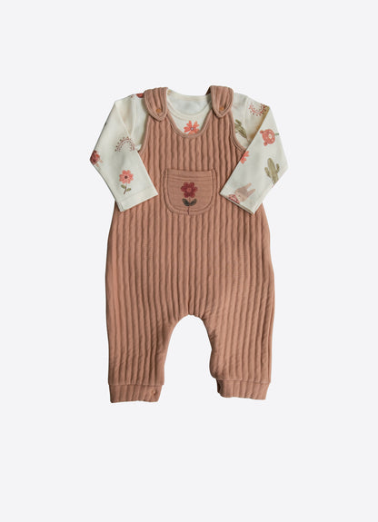 Sandy Overall 2-Teiliges Set Braun