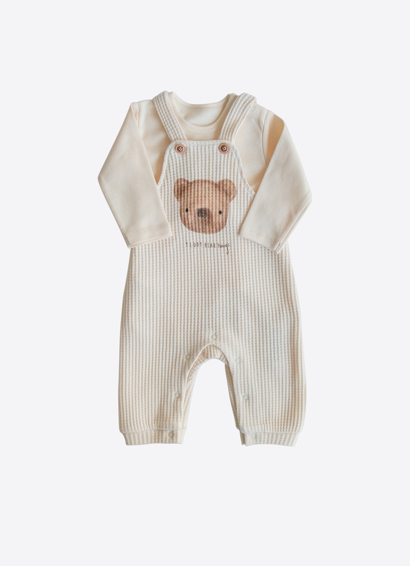Bio Nova Overall 2-Teiliges Set Natur