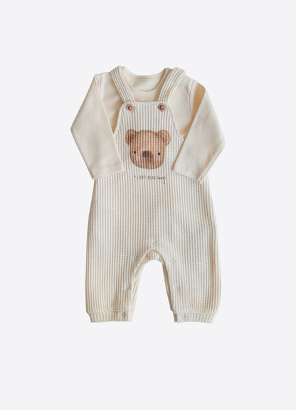 Bio Nova Overall 2-Teiliges Set Natur