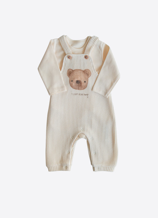 Bio Nova Overall 2-Teiliges Set Natur