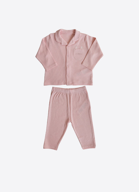 Bio Pyjama Valery 2-Teiliges Set Rosa