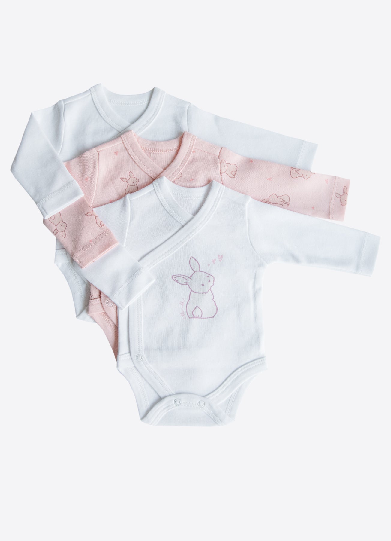 BIO WICKELBODY 3-TEILIGES SET CUTE RABBIT