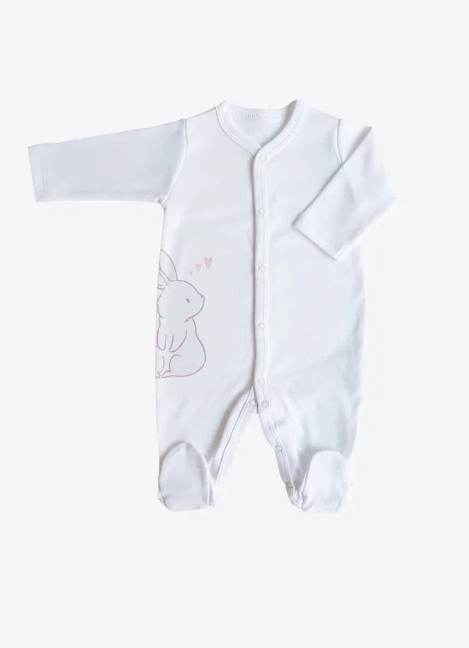 BIO STRAMPLER 3-TEILIGES SET CUTE RABBIT