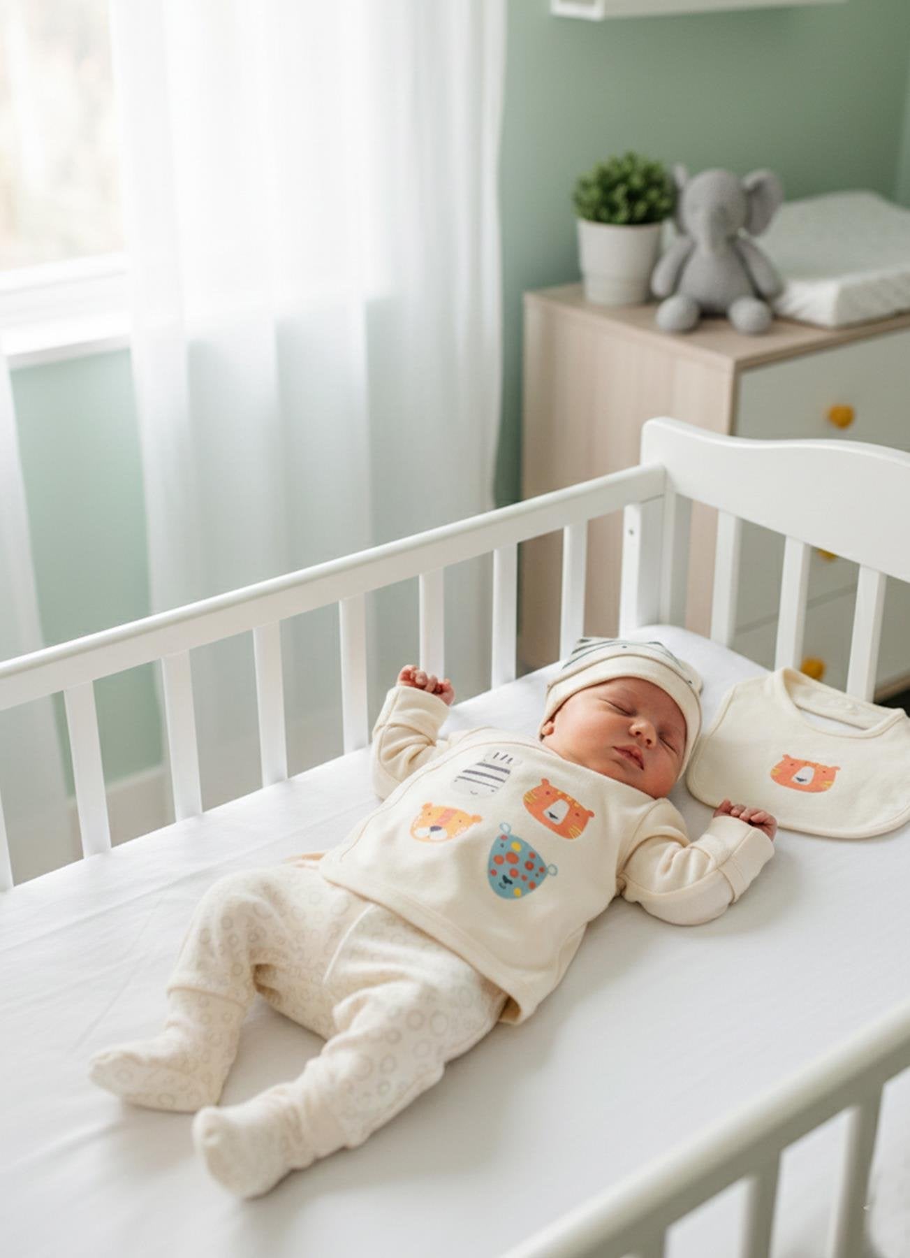 BIO NEWBORN 5-TEILIGES SET JUNGLE BUNDLE