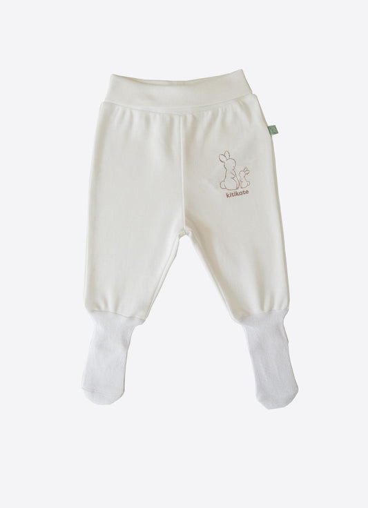 Bio Hose mit Socken New Basic Ecru Weiß