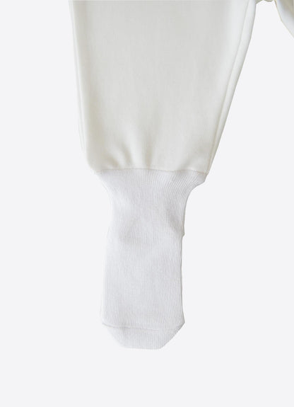 Bio Hose mit Socken New Basic Ecru Weiß